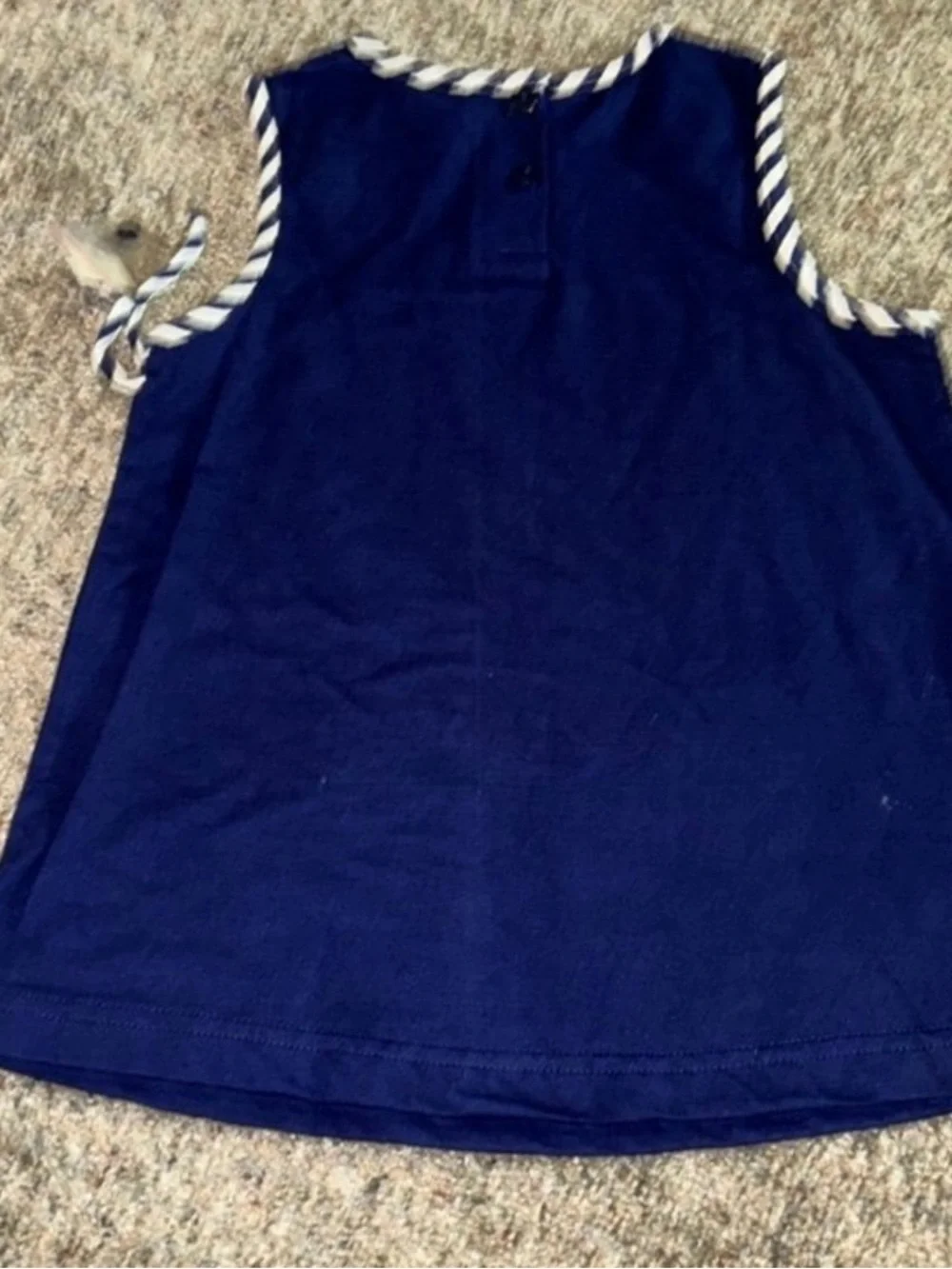 💐10 for $50 nWT Kids Navy Blue & White Striped One-Piece Set
